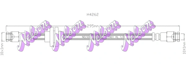 Flexible de frein KAWE H4262