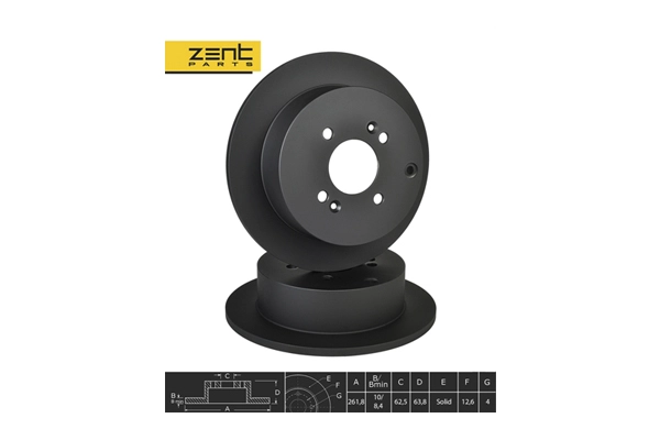 Disque de frein ZentParts Z06290
