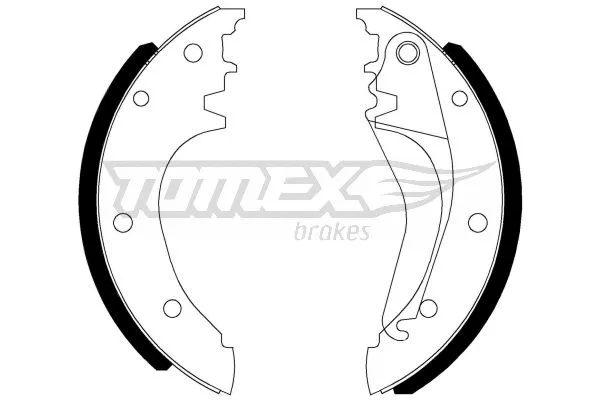 Jeu de mâchoires de frein TOMEX Brakes TX 22-90