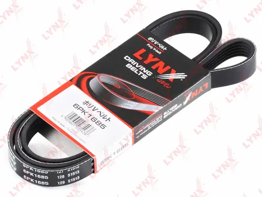 Courroie trapézoïdale à nervures LYNXAUTO 6PK1685