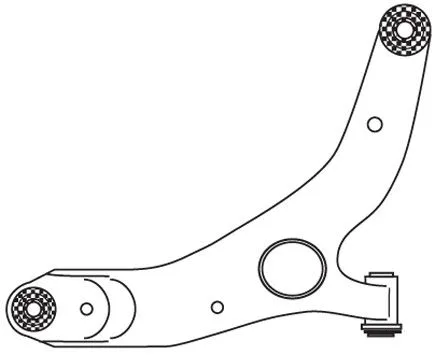 Bras de liaison, suspension de roue FRAP F3252