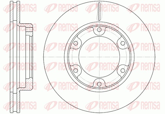 Disque de frein REMSA 6491.10