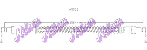 Flexible de frein KAWE H5533
