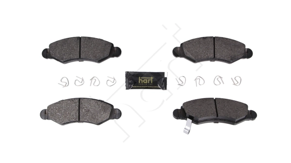 Kit de plaquettes de frein, frein à disque HART 261 803