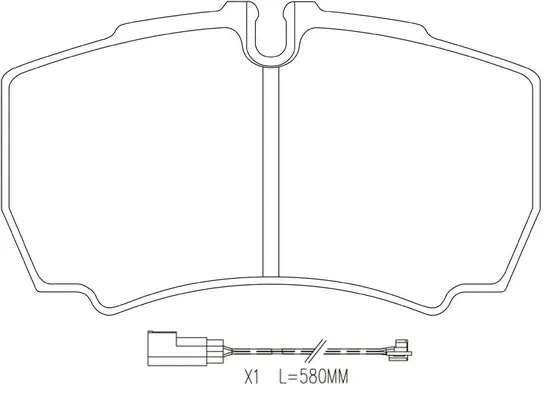 Kit de plaquettes de frein, frein à disque FIT FP1380E