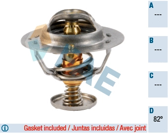 Thermostat, liquide de refroidissement FAE 5324582