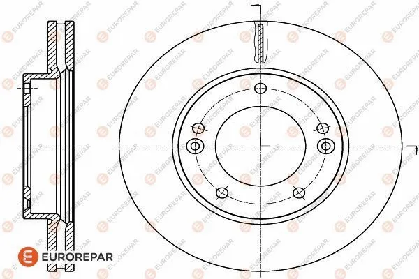 Disque de frein EUROREPAR 1622815380