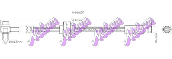 Flexible de frein KAWE H6662Q