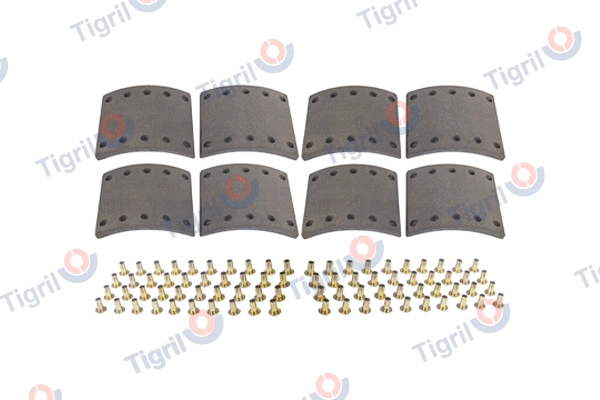Kit de garnitures de frein, frein à tambour TIGRIL BP13.0049