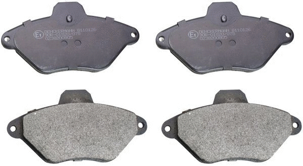Kit de plaquettes de frein, frein à disque DENCKERMANN B110126