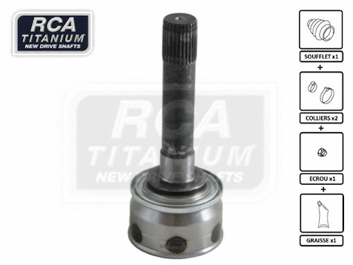 Jeu de joints, arbre de transmission RCA FRANCE MI100