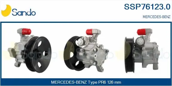 Pompe hydraulique, direction SANDO SSP76123.0