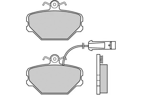 Kit de plaquettes de frein, frein à disque E.T.F. 12-0375