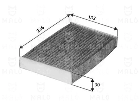Filtre, air de l'habitacle AKRON-MALÒ 1531402