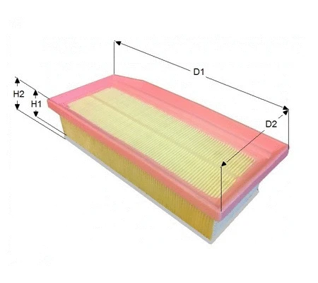 Filtre à air TECNECO FILTERS AR27030PMS