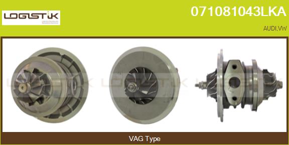 Groupe carter, turbocompresseur LGK 071081043LKA