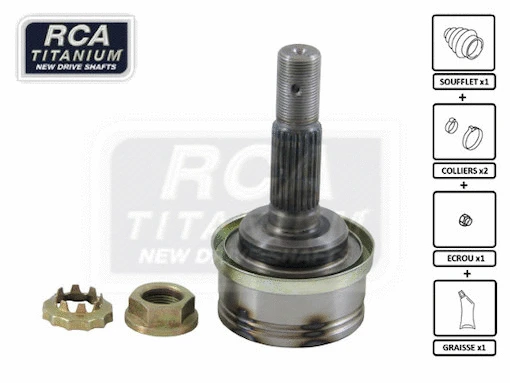 Jeu de joints, arbre de transmission RCA FRANCE TO023