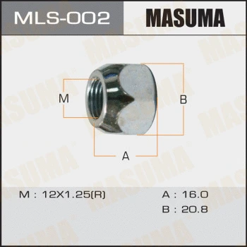 Écrou de roue MASUMA MLS-002