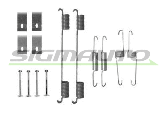 Kit d'accessoires, mâchoire de frein SIGMAUTO SK0859