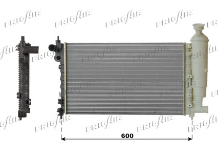 Radiateur, refroidissement du moteur FRIGAIR 0108.2068