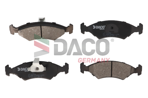 Kit de plaquettes de frein, frein à disque DACO Germany 322508