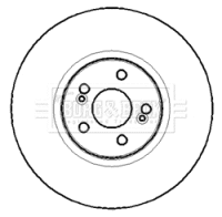 Disque de frein BORG & BECK BBD5764S