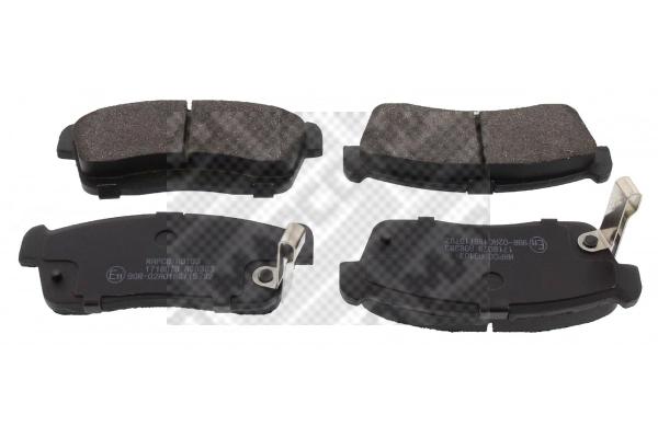 Kit de plaquettes de frein, frein à disque MAPCO 6251