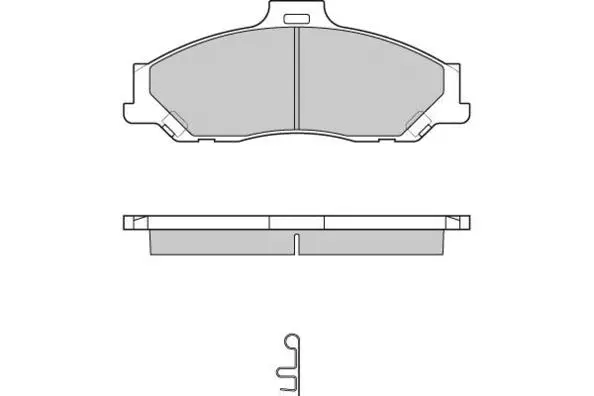 Kit de plaquettes de frein, frein à disque E.T.F. 12-0905
