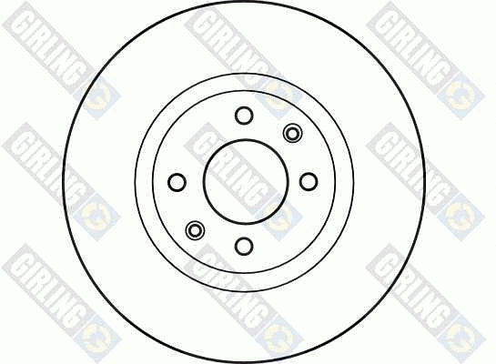Disque de frein GIRLING 6041831