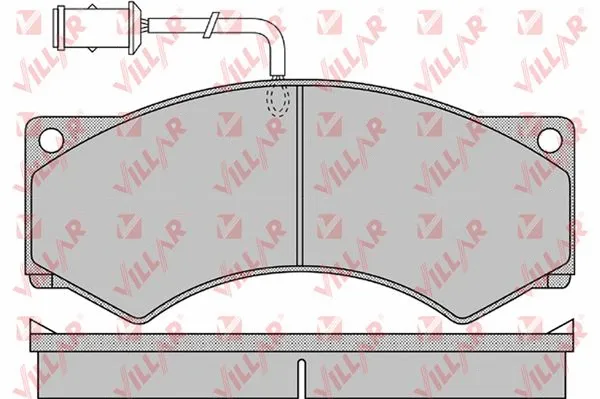Kit de plaquettes de frein, frein à disque VILLAR 626.1155