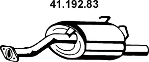 Silencieux arrière EBERSPÄCHER 41.192.83