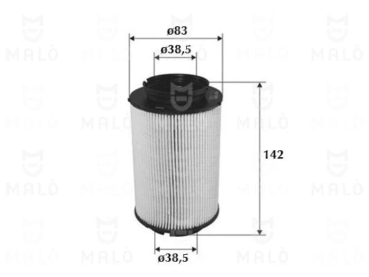 Filtre à carburant AKRON-MALÒ 1520023