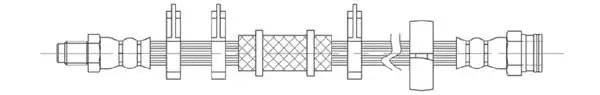 Flexible de frein Technika 15022