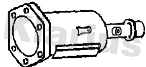 Filtre à particules / à suie, échappement KLARIUS 390126