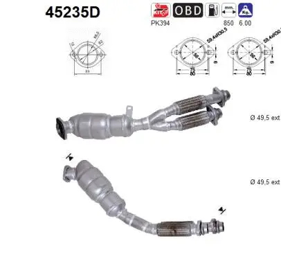 Catalyseur AS 45235D
