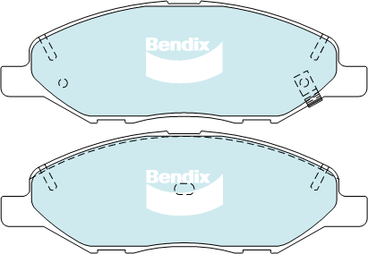 Kit de plaquettes de frein, frein à disque BENDIX-SEA DB1819 GCT