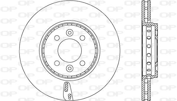 Disque de frein OPEN PARTS BDA2653.20