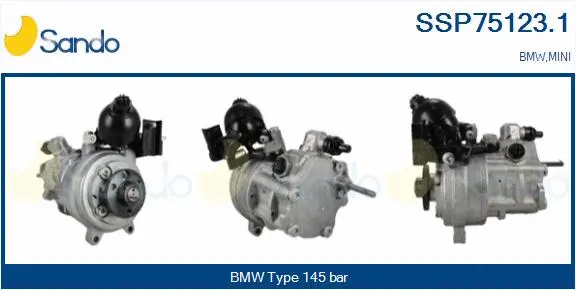 Pompe hydraulique, direction SANDO SSP75123.1