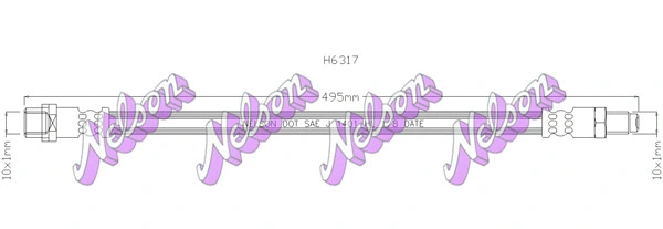 Flexible de frein KAWE H6317