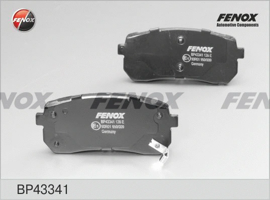 Kit de plaquettes de frein, frein à disque FENOX BP43341