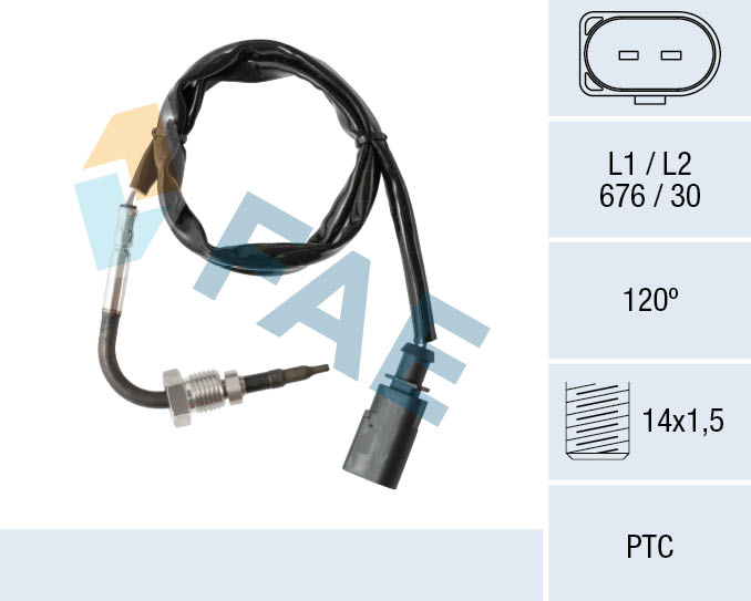 Capteur, température des gaz FAE 68019