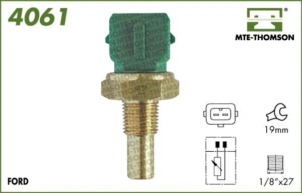 Sonde, température du liquide de refroidissement MTE-THOMSON 4061