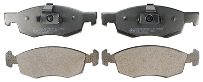 Kit de plaquettes de frein, frein à disque DENCKERMANN B110909