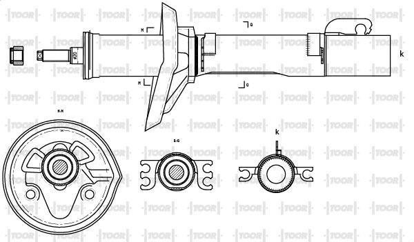 Amortisseur TOOR SG10300