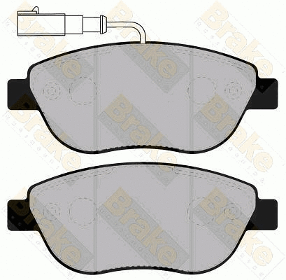 Kit de plaquettes de frein, frein à disque Brake ENGINEERING PA1307