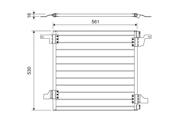 Condenseur, climatisation VALEO 817458