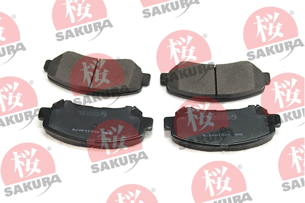 Kit de plaquettes de frein, frein à disque SAKURA 600-10-4078