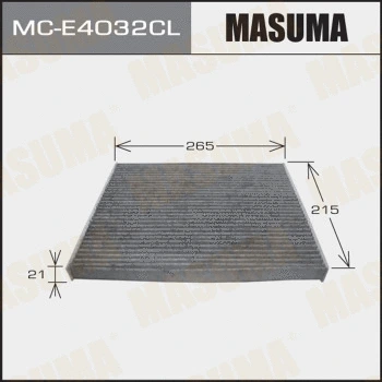 Filtre, air de l'habitacle MASUMA MC-E4032CL
