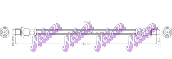 Flexible de frein KAWE H6926