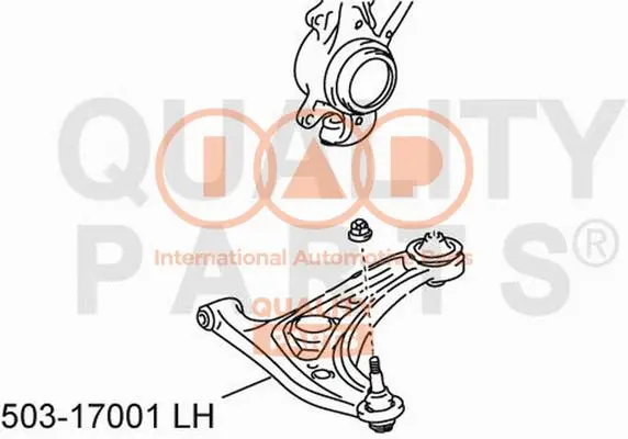Bras de liaison, suspension de roue IAP QUALITY PARTS 503-17001